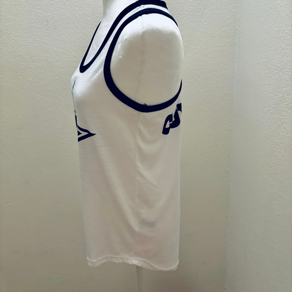 NFL Cowboys Football Tank Top S White Blue - Picture 6 of 11